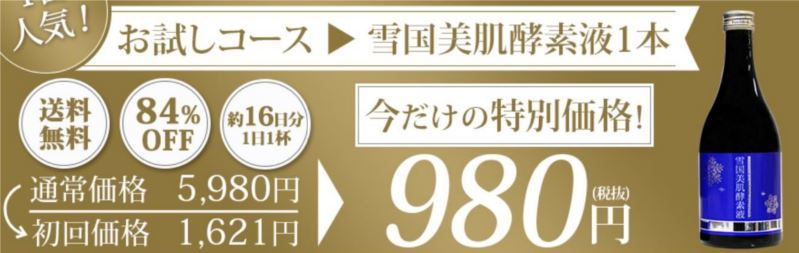 雪国美肌酵素液情報サイト